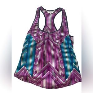 Trina Turk Silk Sleeveless Tank Top